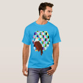 Mittelalter moderner Adler T-Shirt (Vorne ganz)