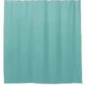 Mittelalter Moderner Aquamariner Solid Duschvorhang (Vorderseite)