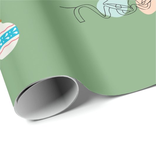 Mittelalter Moderner Atomkatzenweihnachtsurlaub Geschenkpapier (Rolleneckpunkt)