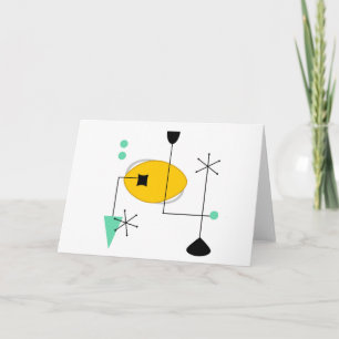 Mittelalter moderner blauer, einfacher Retro Karte