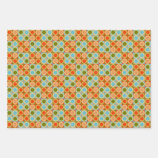 Mittelalter Moderner Blumengeburtstag Geschenkpapier Set (Vorderseite 3)