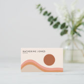 Mittelalter Moderner Boho Chic Visitenkarte (Stehend Vorderseite)