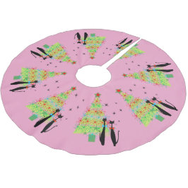 Mittelalter Moderner Cooler Weihnachtsbaum für Kat Polyester Weihnachtsbaumdecke