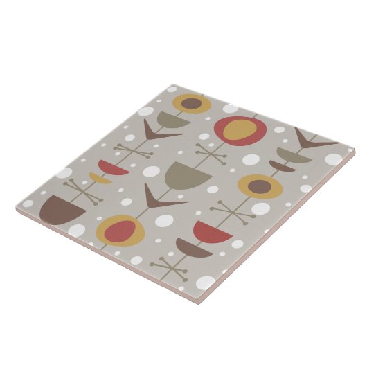 Mittelalter Moderner Garten Mehrfarbig Fliese (Seite)