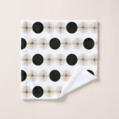 Mittelalter moderner Halbkreis Badhandtuch Set (Waschlappen)