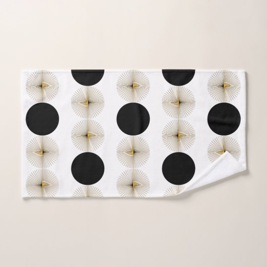 Mittelalter moderner Halbkreis Badhandtuch Set (Handtuch)