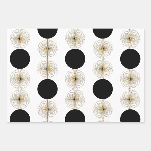 Mittelalter moderner Halbkreis Geschenkpapier Set (Vorderseite 2)