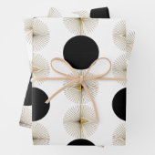 Mittelalter moderner Halbkreis Geschenkpapier Set (Beispiel)