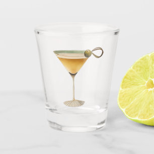 Mittelalter Moderner Martini Olivenweg Schnapsglas