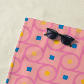 Mittelalter moderner rosafarbener Verriegelungskre Strandtuch (Beispiel)