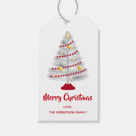 Mittelalter Moderner Weihnachtsbaum Geschenkanhänger (Vorderseite)