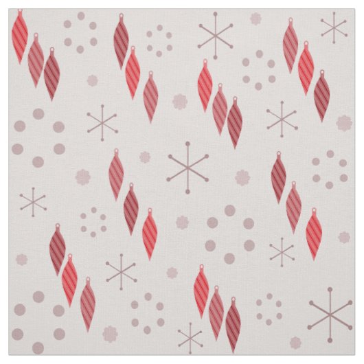 Mittelalter Moderner Winter Rot Stoff (Muster)