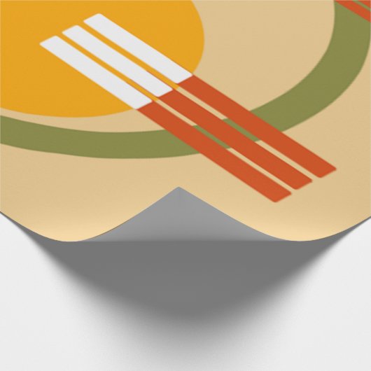 Mittelalter Modernes Abstrakt Geschenkpapier (Ecke)