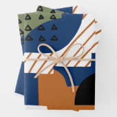 Mittelalter Modernes Abstrakt Geschenkpapier Set (Beispiel)
