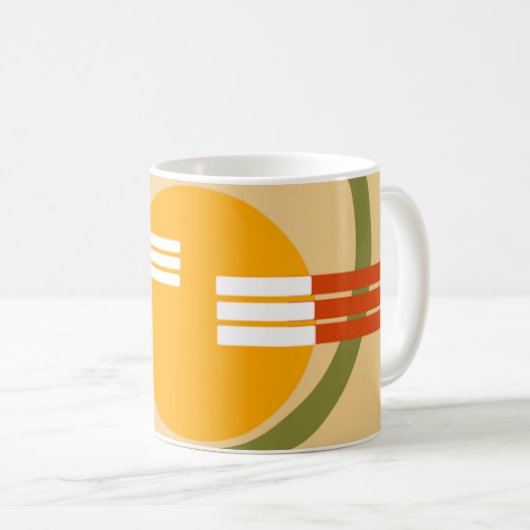 Mittelalter Modernes Abstrakt Kaffeetasse (VorderseiteRechts)