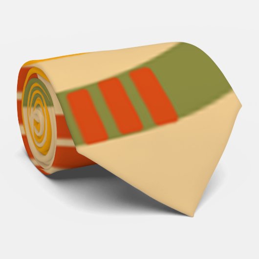 Mittelalter Modernes Abstrakt Krawatte (Gerollt)