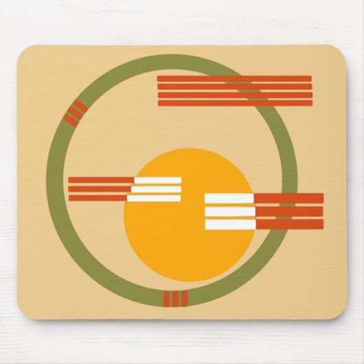 Mittelalter Modernes Abstrakt Mousepad (Vorne)