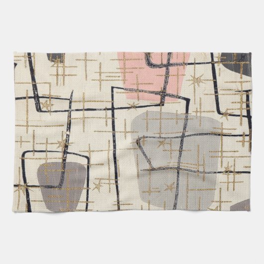 Mittelalter Modernes Abstraktes Küchentuch (Horizontal)