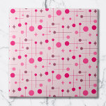 Mittelalter Modernes Abstraktes Muster 29 Magenta Fliese<br><div class="desc">Dieses abstrakte Retro-Design verbindet die Atmosphäre der Mitte des Jahrhunderts,  des 50ers,  des 60ers,  der Moderne und reflektiert die Vintagen Retro-Atmosphäre. Ideal für Menschen,  die das Retro und die Vintage Ästhetik Liebe.</div>