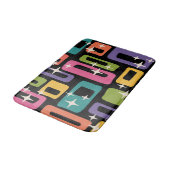 Mittelalter Modernes Abstraktes Muster Badematte (Schrägansicht)