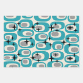 Mittelalter Modernes Abstraktes Muster Geschenkpapier Set (Vorderseite 3)