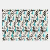 Mittelalter Modernes Abstraktes Muster Geschenkpapier Set (Vorderseite 2)