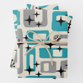 Mittelalter Modernes Abstraktes Muster Geschenkpapier Set (Beispiel)