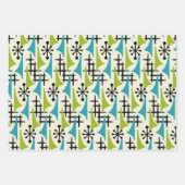 Mittelalter Modernes Abstraktes Muster Geschenkpapier Set (Vorderseite 3)