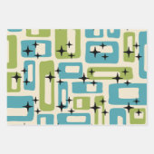 Mittelalter Modernes Abstraktes Muster Geschenkpapier Set (Vorderseite 2)