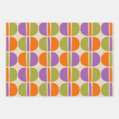 Mittelalter Modernes Abstraktes Muster Geschenkpapier Set (Vorderseite)