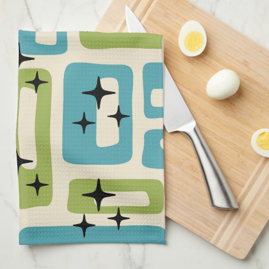 Mittelalter Modernes Abstraktes Muster Geschirrtuch (Viertel Falte)