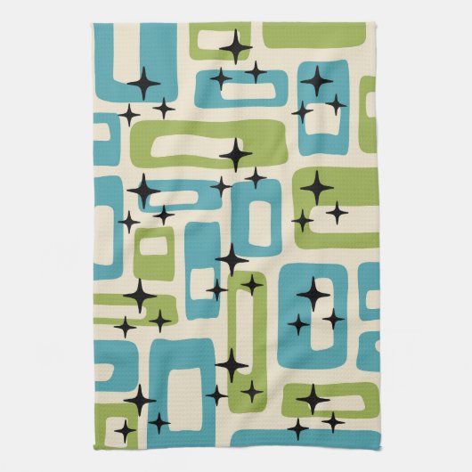 Mittelalter Modernes Abstraktes Muster Geschirrtuch (Vertikal)