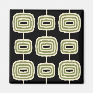 Mittelalter Modernes Abstraktes Muster Magnet