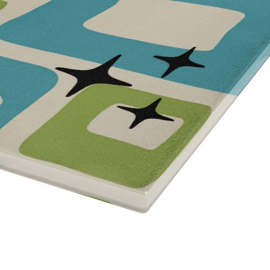 Mittelalter Modernes Abstraktes Muster Schneidebrett (Ecke)