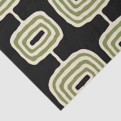 Mittelalter Modernes Abstraktes Muster Seidenpapier (Ausschnitt)