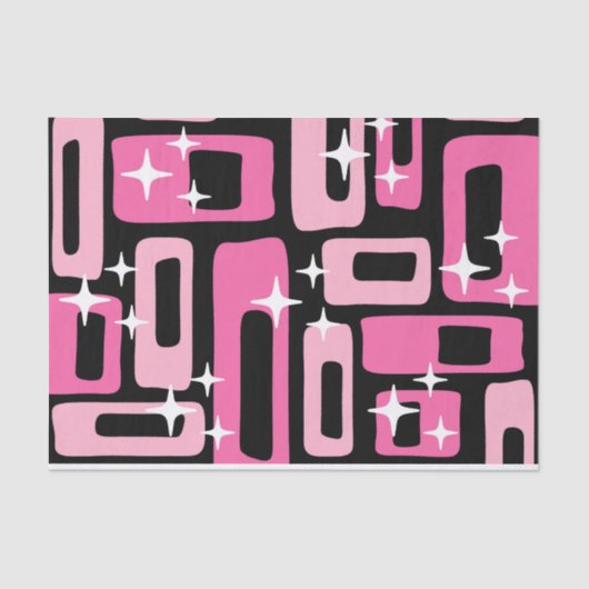 Mittelalter Modernes Abstraktes Muster Seidenpapier (Vorderseite)