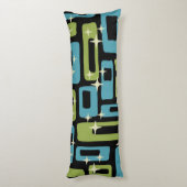 Mittelalter Modernes Abstraktes Muster Seitenschläferkissen (Rückseite (Vertikal))