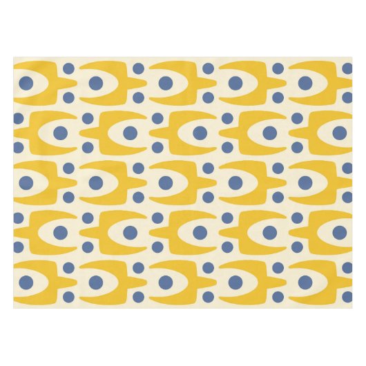 Mittelalter Modernes Abstraktes Muster Tischdecke (Vorderseite (Horizontal))