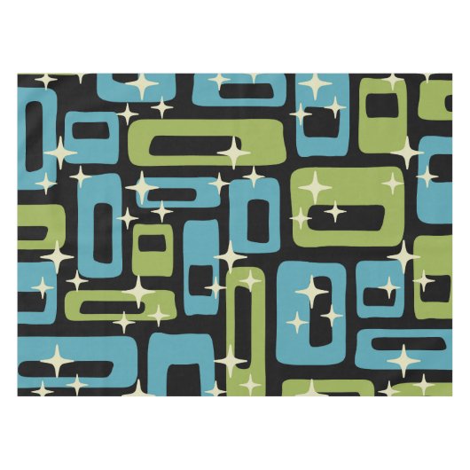 Mittelalter Modernes Abstraktes Muster Tischdecke (Vorderseite (Horizontal))