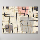 Mittelalter Modernes Abstraktes Poster (Vorne)