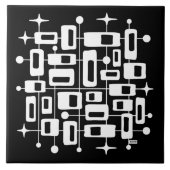 Mittelalter Modernes Atomprogramm Abstrakt Fliese (Vorderseite)