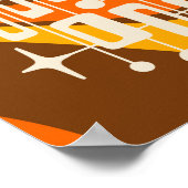 Mittelalter Modernes Atomprogramm Abstrakt Poster (Ecke)