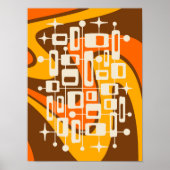 Mittelalter Modernes Atomprogramm Abstrakt Poster (Vorne)