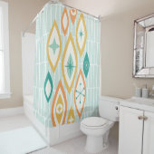 Mittelalter Modernes Atomzeitalter Abstrakt Duschvorhang (Beispiel)