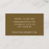 Mittelalter Modernes Boomerangs Orange Visitenkarte (Rückseite)