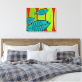 Mittelalter Modernes Künstlerisches 3 Fischbad Leinwanddruck (Insitu (Schlafzimmer))