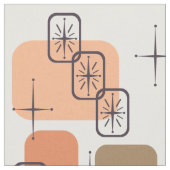 Mittelalter Modernes Orange Brown Stoff (Nahaufnahme)