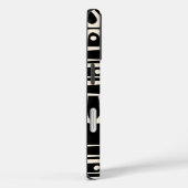 Mittelalter Modernes Piquet Personalisiert Schwarz Case-Mate iPhone Hülle (Rückseite / Rechts)