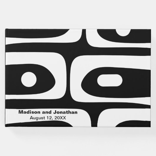 Mittelalter Modernes Retro Piquet Personalisiert Gästebuch (Vorderseite)