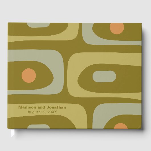 Mittelalter Modernes Retro Piquet Personalisiert Gästebuch (Vorderseite)